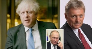 Kremlin denies Britain’s Johnson claims, saying he lied about Putin missile threat