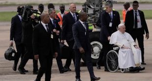 Pope Francis lands in Congo as conflict rages in country’s east