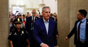 McCarthy cites ‘progress’ in US debt-ceiling talks with White House