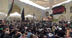 In pictures.. The faithful crowds offer their condolences to Imam Ali (peace be upon him) on the day of the martyrdom of the Prophet of Mercy, Muhammad (may God’s prayers and peace be upon him and his family)